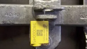 cable seal with QR code