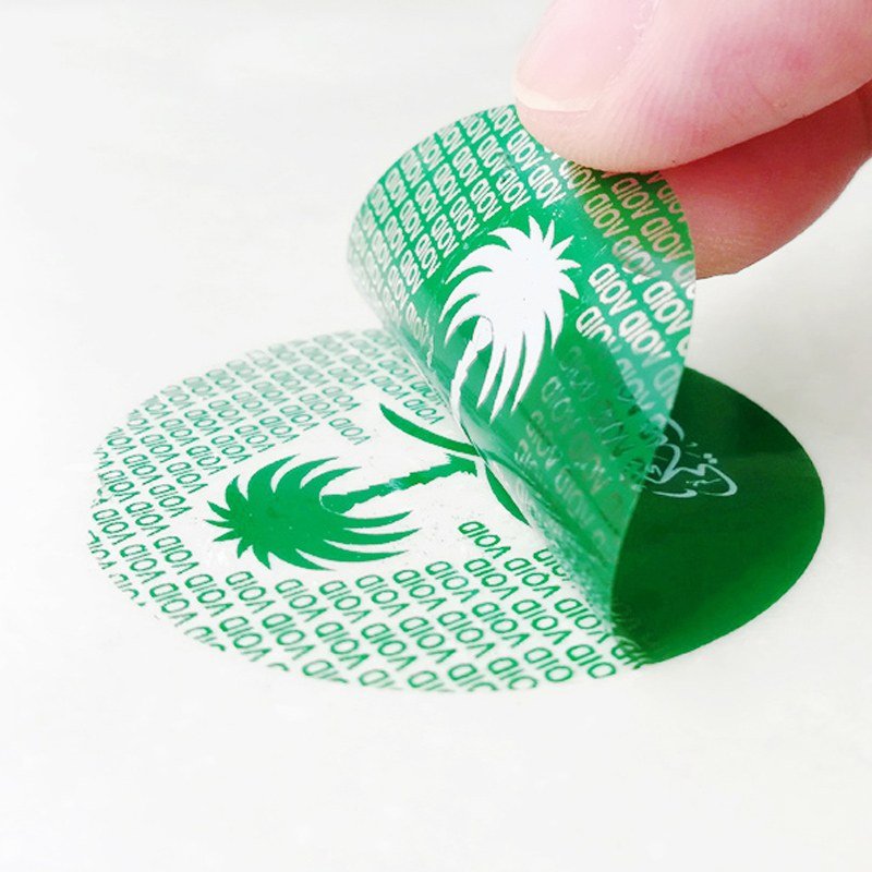 position printing void labels -22