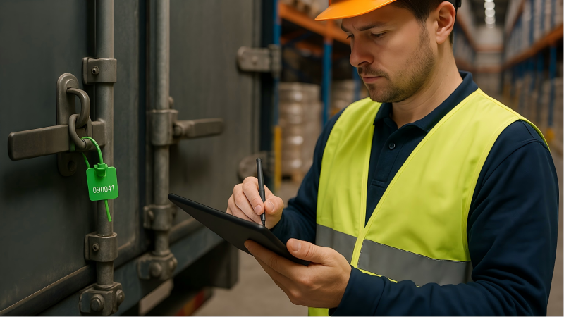 Pre-Cut Container Seal Inspection
