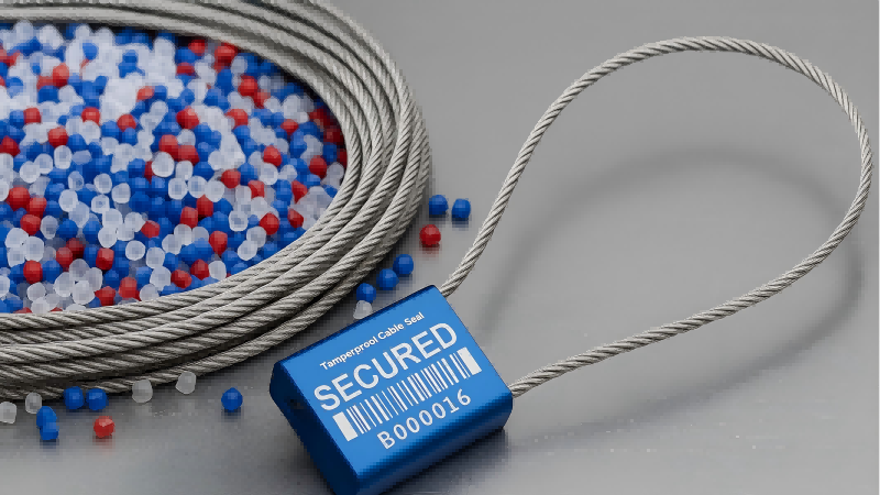 security seal with meterail