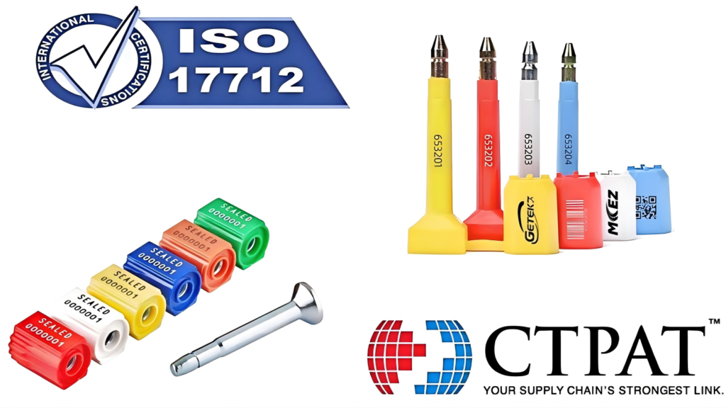 customs seal with iso 17712 and CTPAT