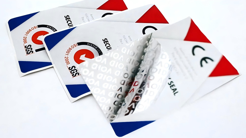 SGS Matte Silver Full Transfer Label SGS Matte Silver Full Transfer Label