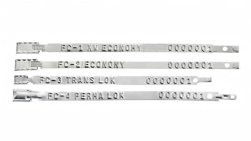 pointing to the seal number, then pointing to the identical number on the physical seal.