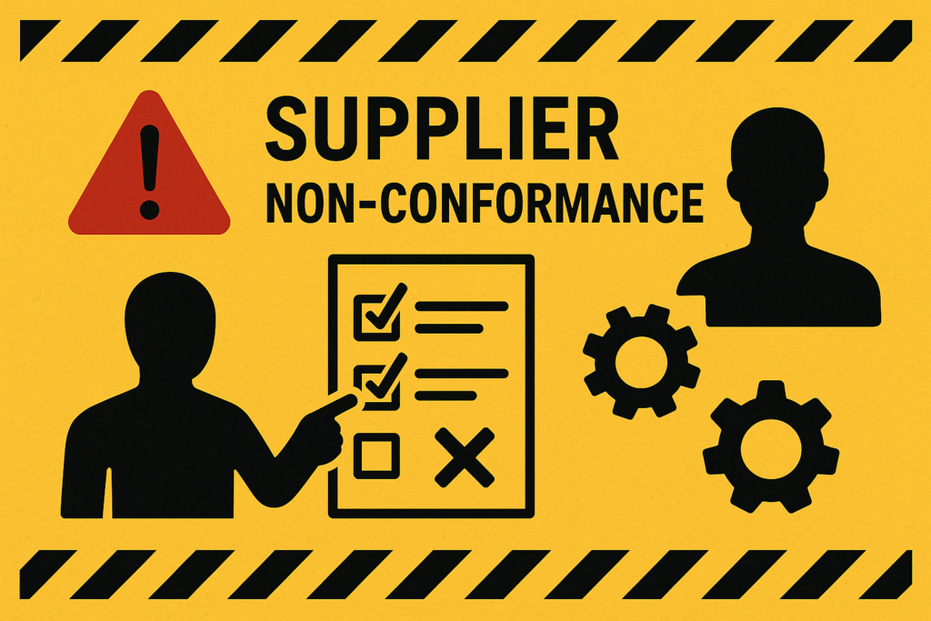 Showing NON-CONFORMANCE Security Seal Supplier