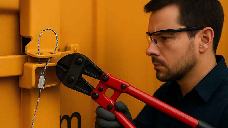 Professional Protocol for Cutting a Cable Seal