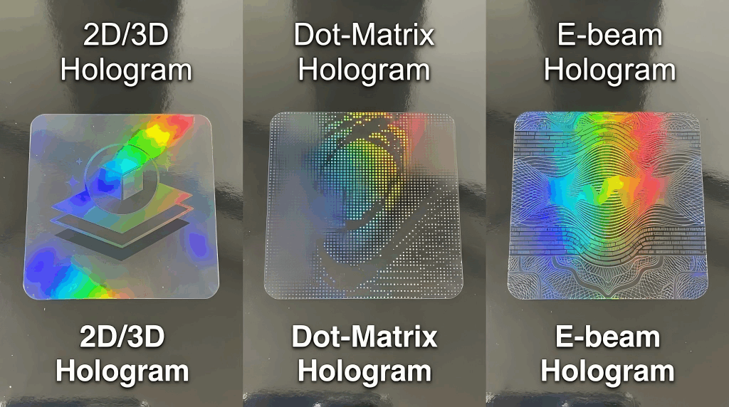Comparison of Hologram Technologies for Anti-Counterfeiting