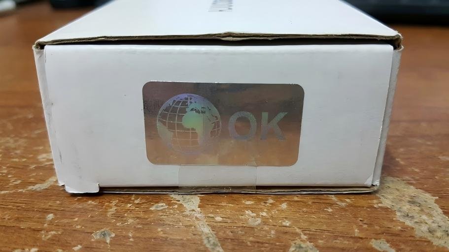 Counterfeit 2D/3D Hologram A cheap, poorly made counterfeit product easily replicating the look of a traditional 2D/3D hologram.