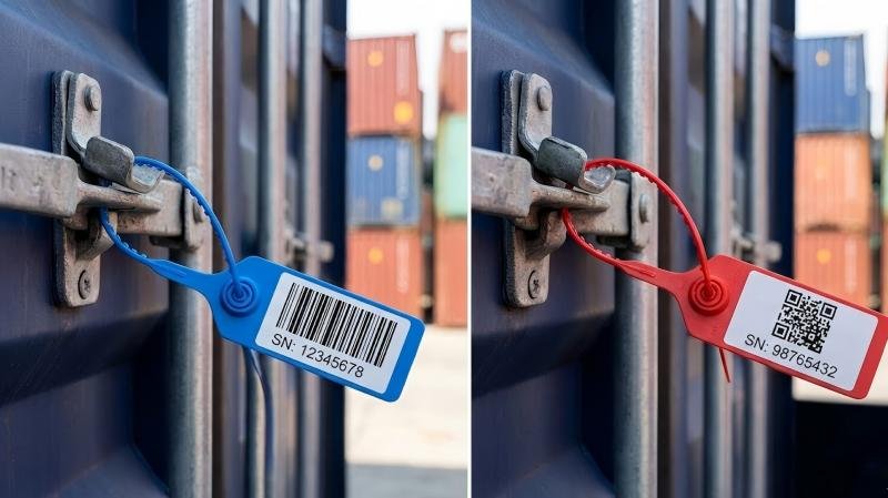 Traditional Barcode vs. QR Code on Security Seals